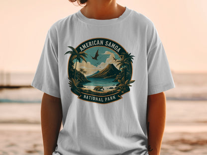 "American Samoa National Park" T-Shirt - Ivory - Sloth & Duck