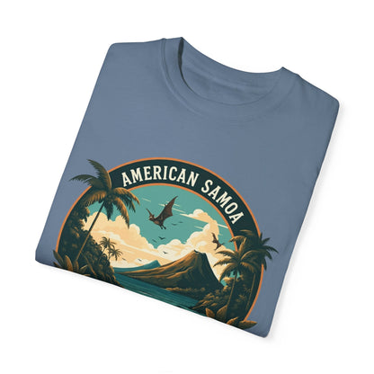 "American Samoa National Park" T-Shirt - Blue Jean - Sloth & Duck