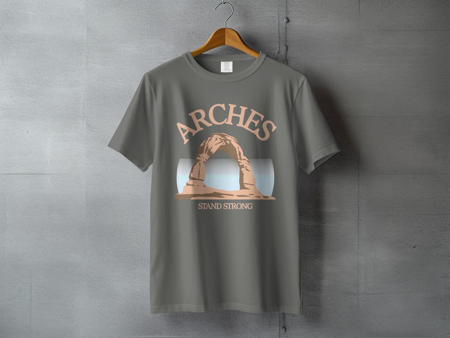 Arches National Park Stand Strong Graphic Tee - S - Sloth & Duck