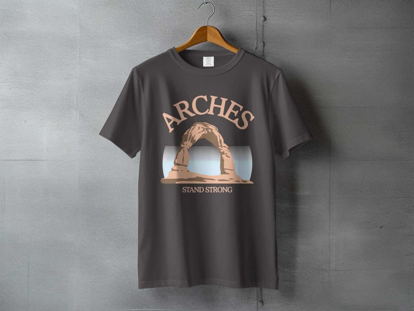 Arches National Park Stand Strong Graphic Tee - S - Sloth & Duck