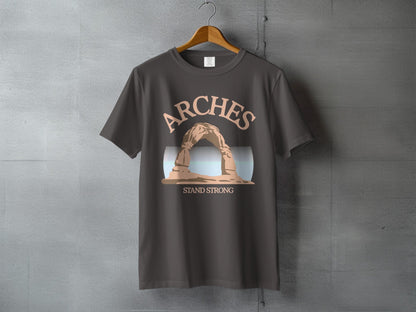 Arches National Park Stand Strong Graphic Tee - S - Sloth & Duck