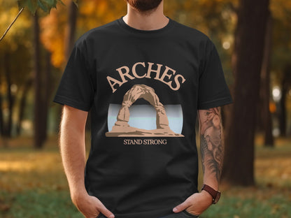 Arches National Park Stand Strong Graphic Tee - S - Sloth & Duck