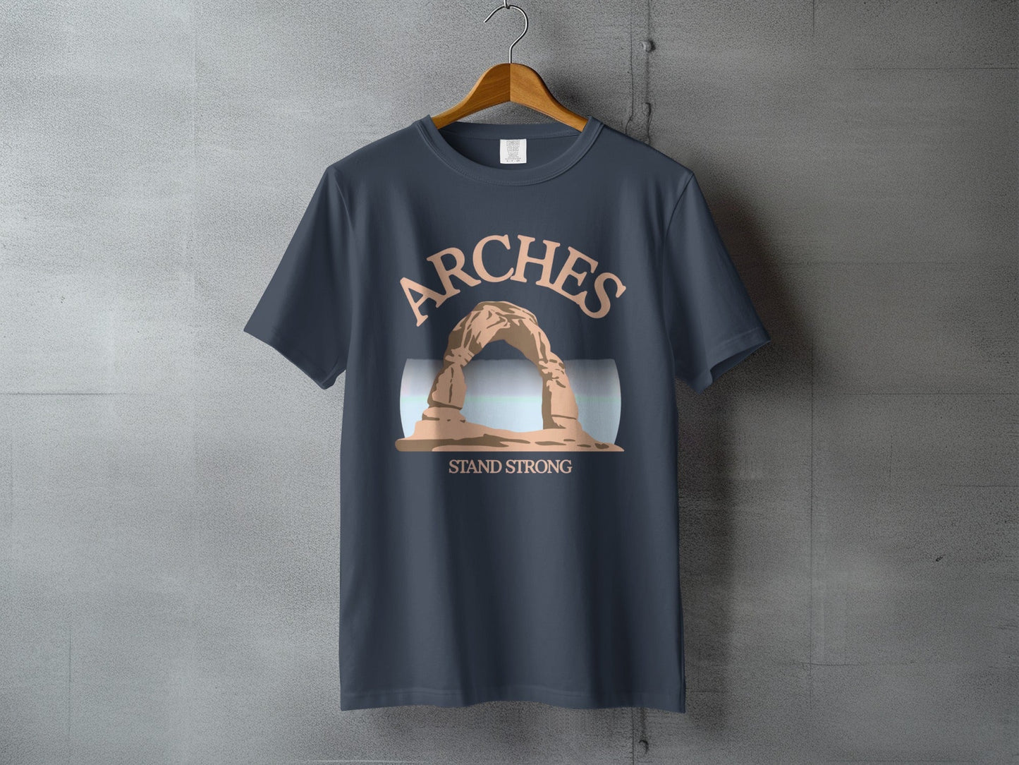 Arches National Park Stand Strong Graphic Tee - S - Sloth & Duck