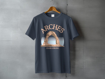 Arches National Park Stand Strong Graphic Tee - S - Sloth & Duck