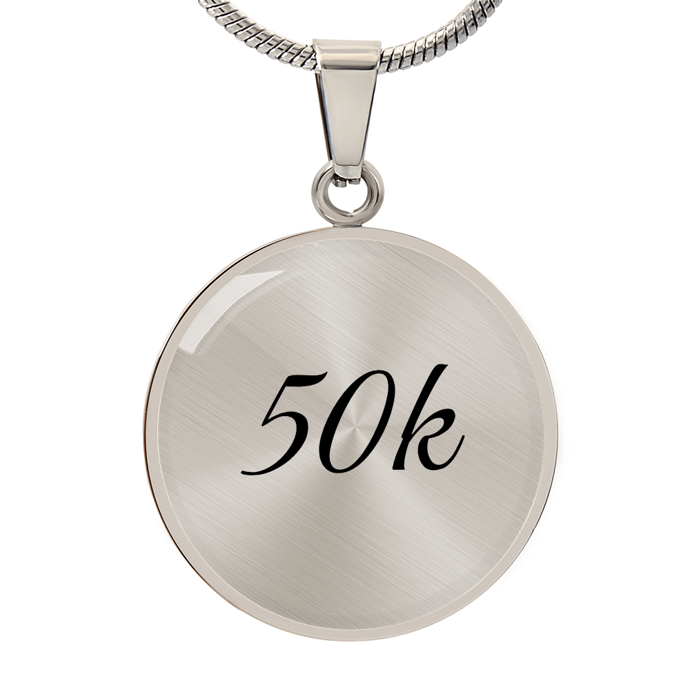 Personalized 50k Ultra Pendant