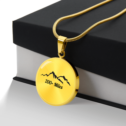 Personalized 200 Miles Pendant