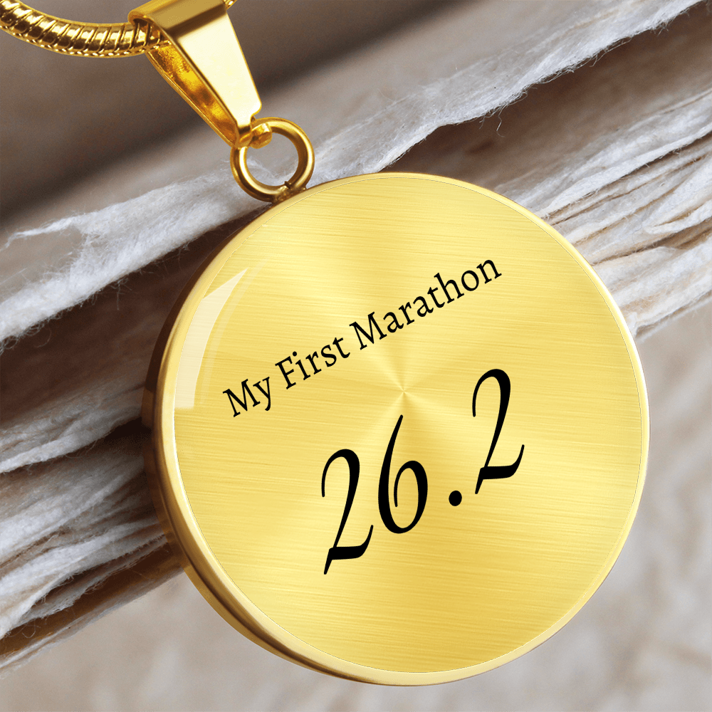 Personalized My First 26.2 Marathon Pendant