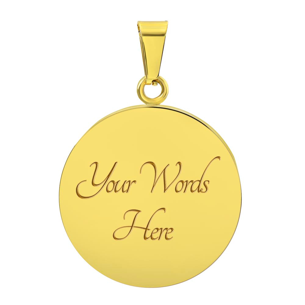 Personalized 26.2 Marathon Pendant