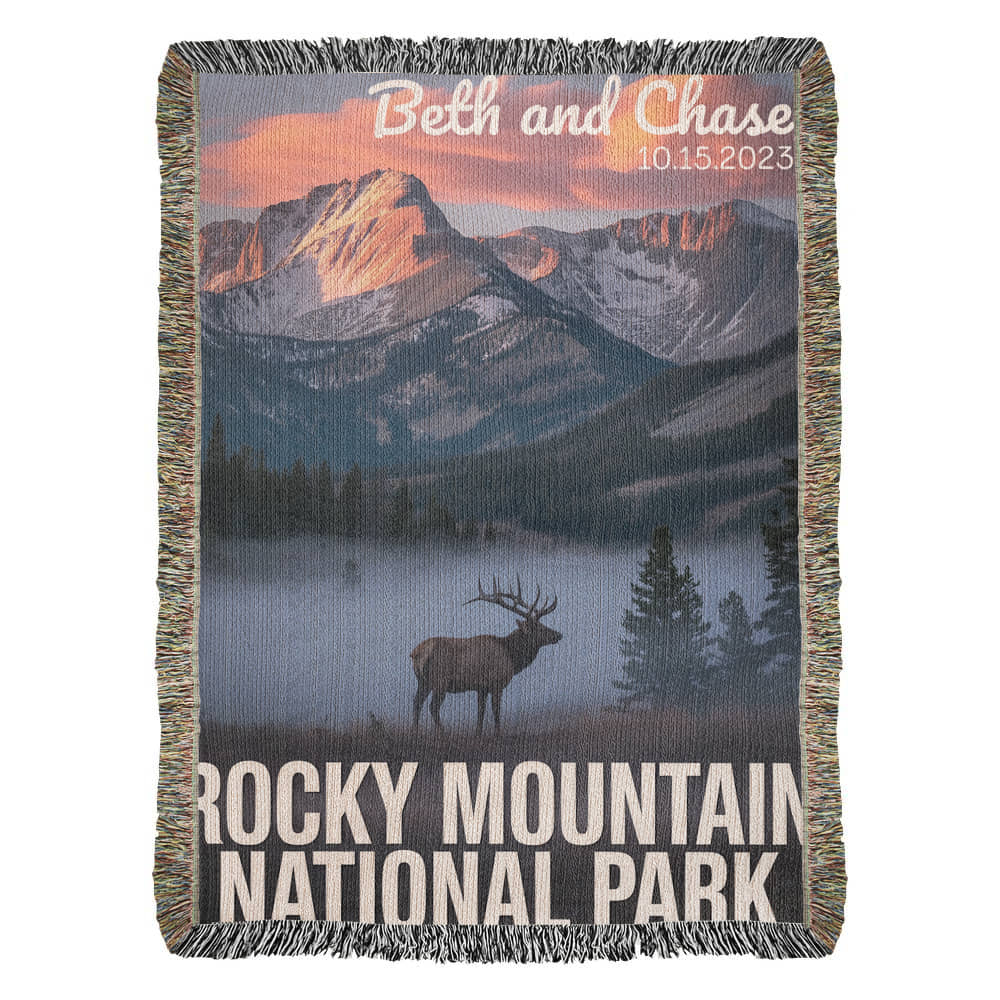 Rocky Mountain National Park Blanket