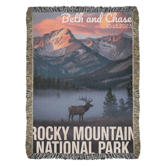 Rocky Mountain National Park Blanket