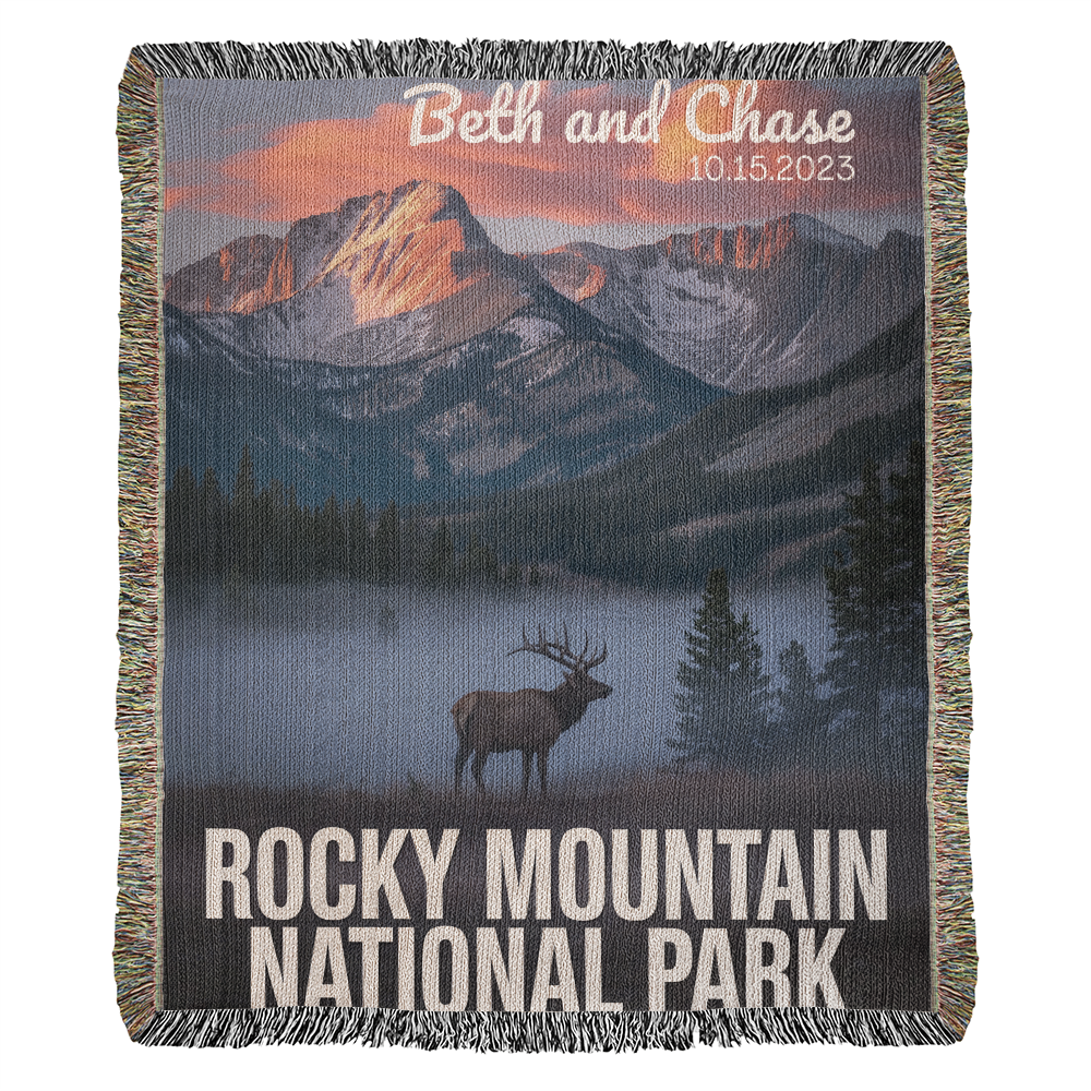 Rocky Mountain National Park Blanket