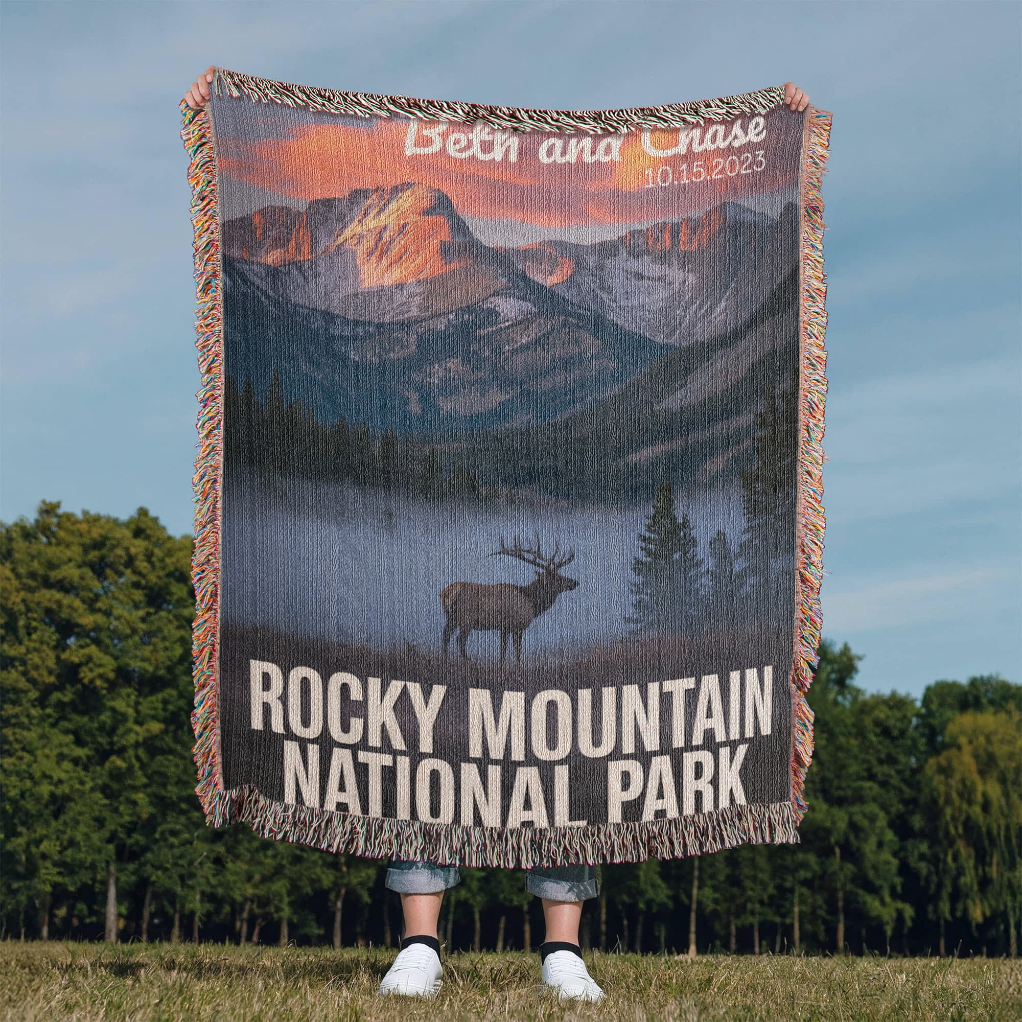 Rocky Mountain National Park Blanket
