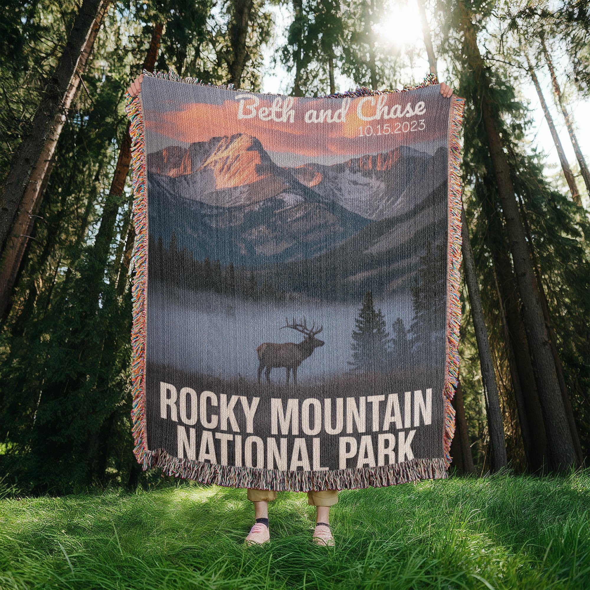Rocky Mountain National Park Blanket