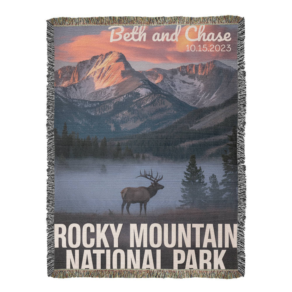 Rocky Mountain National Park Blanket