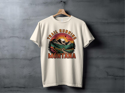 Trail Running Montana Graphic Tee Shirt product type
