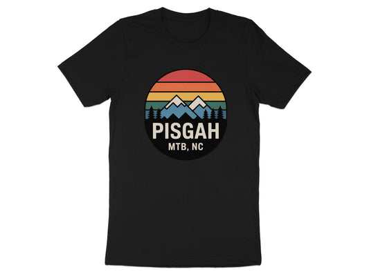Pisgah MTB NC Retro Design Outdoor Adventure Shirt