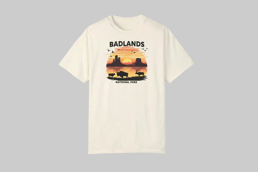 "Badlands National Park" T-Shirt - Ivory - Sloth & Duck