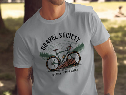 Gravel Society Sierra Nevada Bicycle T-shirt product type