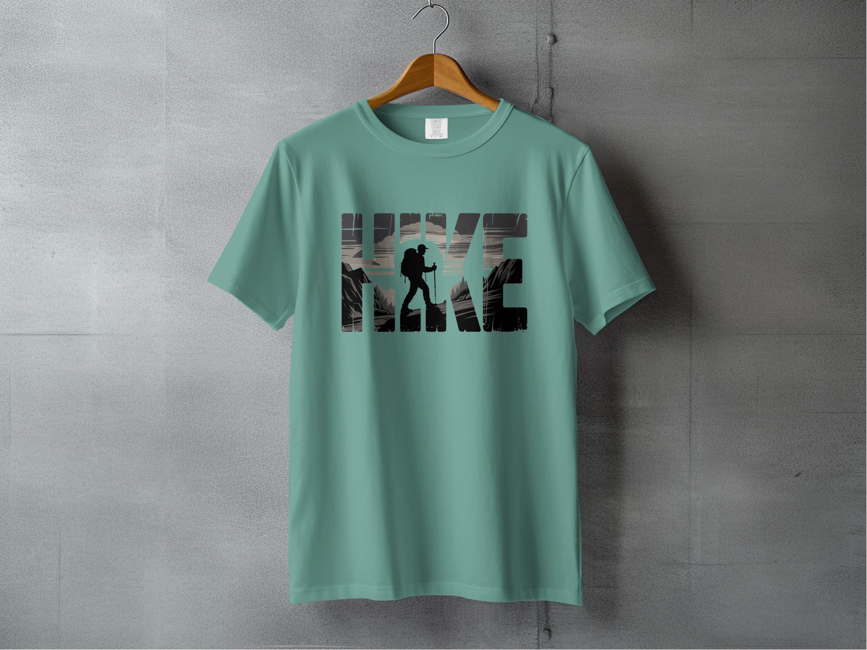 Hike Silhouette Graphic on Classic Crewneck T-Shirt product