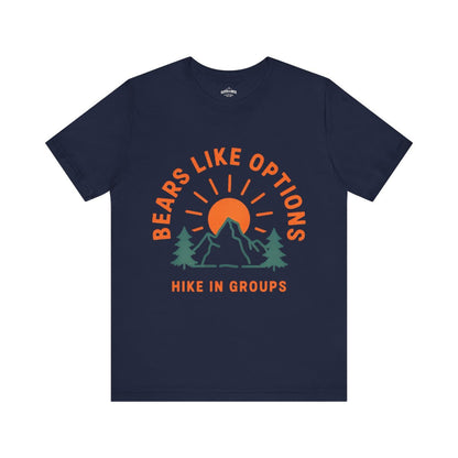 Bears Like Options Hike in Groups T-Shirt - S - Sloth & Duck