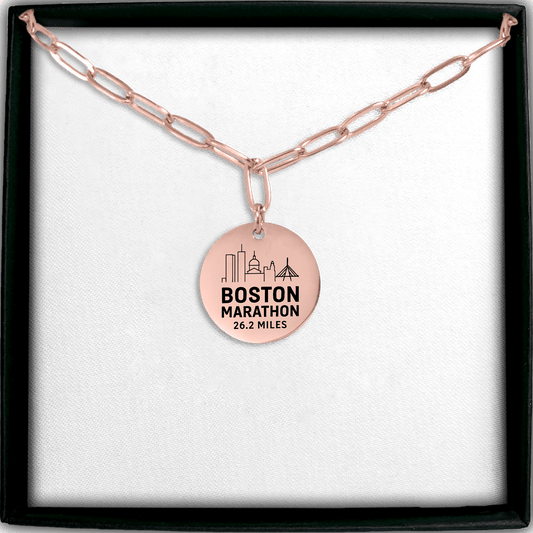 Berlin Marathon Skyline Necklace 26.2 Miles - Without back engraving - Sloth & Duck
