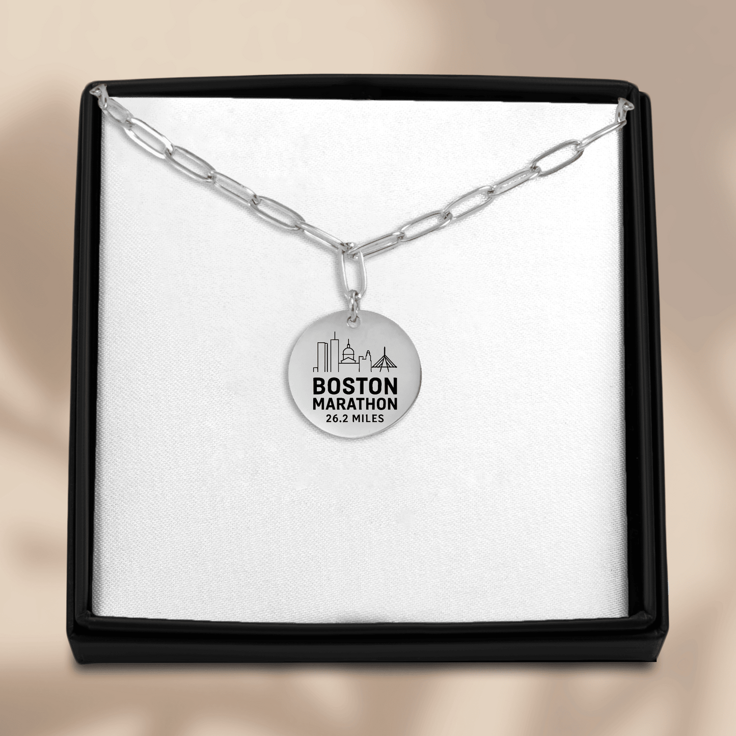 Berlin Marathon Skyline Necklace 26.2 Miles - Without back engraving - Sloth & Duck