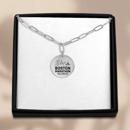 Berlin Marathon Skyline Necklace 26.2 Miles - Without back engraving - Sloth & Duck