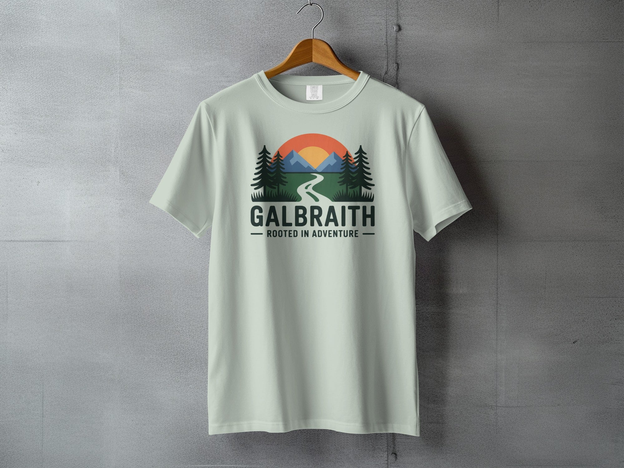 Galbraith Rooted in Adventure Scenic Mountains T-shirt