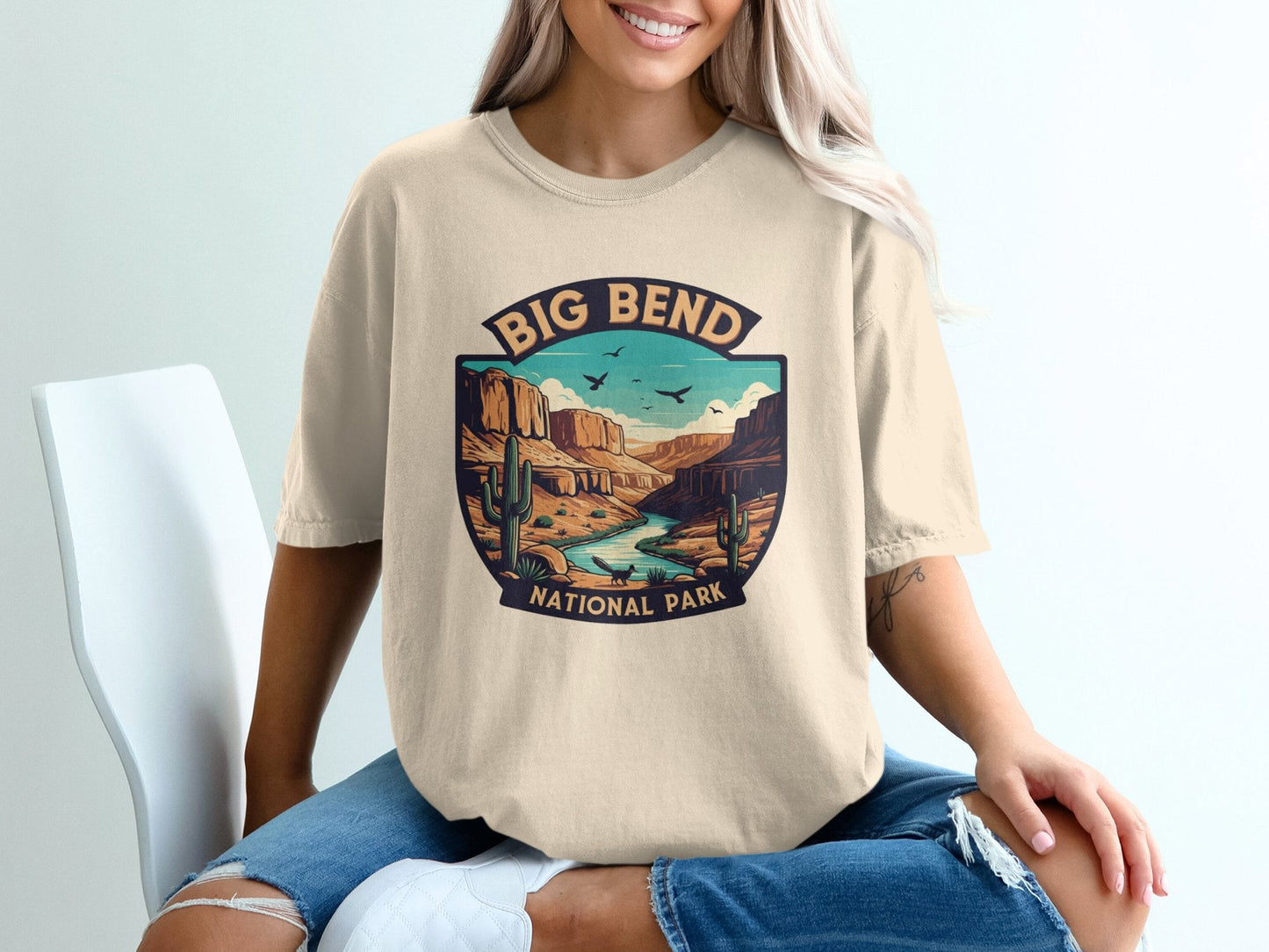 "Big Bend National Park" T-Shirt - Blossom - Sloth & Duck