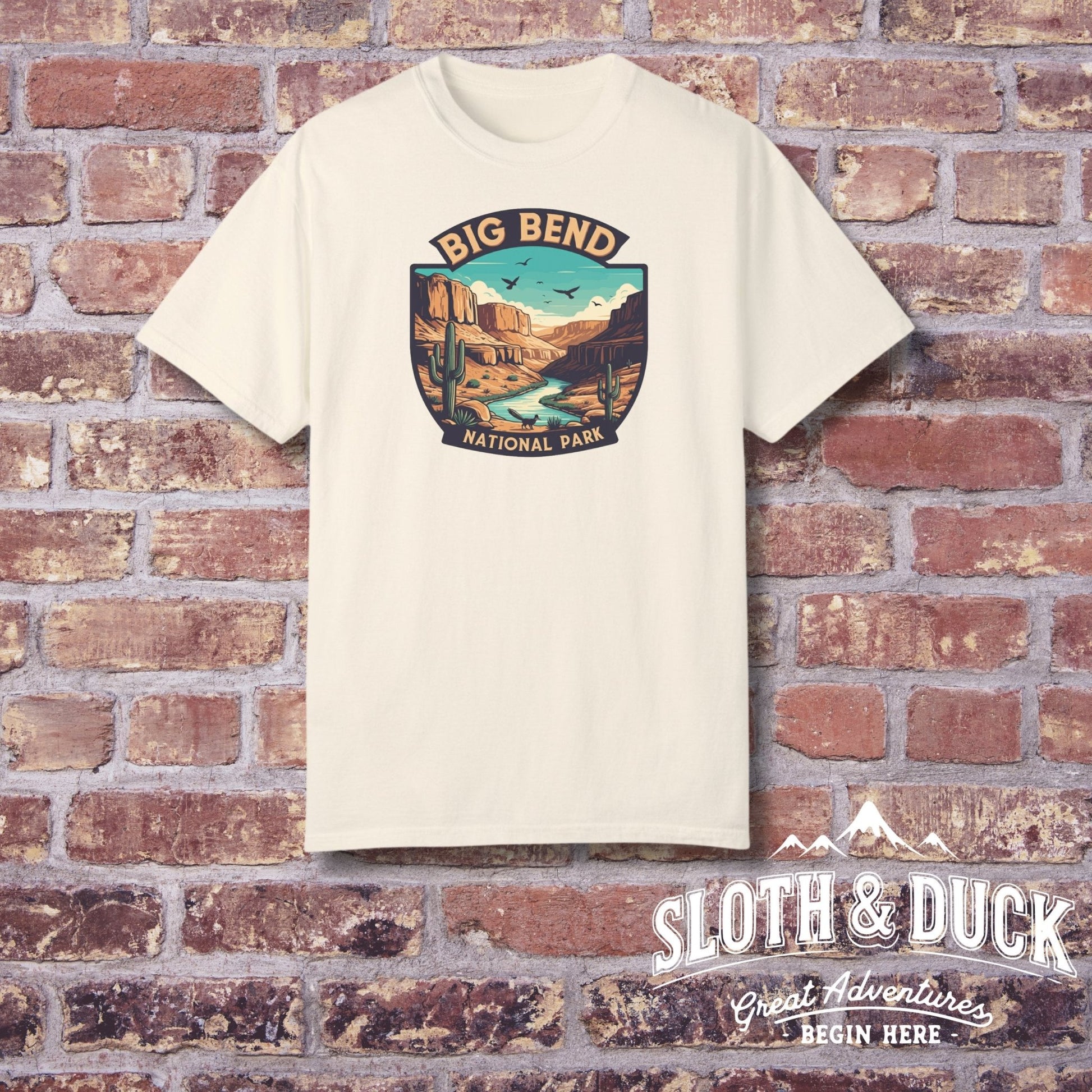 "Big Bend National Park" T-Shirt - Ivory - Sloth & Duck