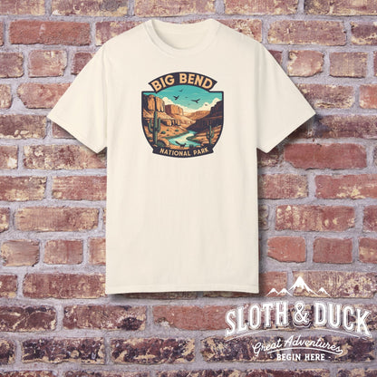 "Big Bend National Park" T-Shirt - Ivory - Sloth & Duck