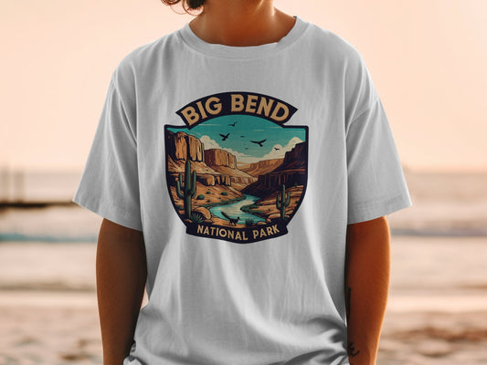 "Big Bend National Park" T-Shirt - White - Sloth & Duck