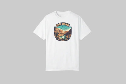 "Big Bend National Park" T-Shirt - White - Sloth & Duck