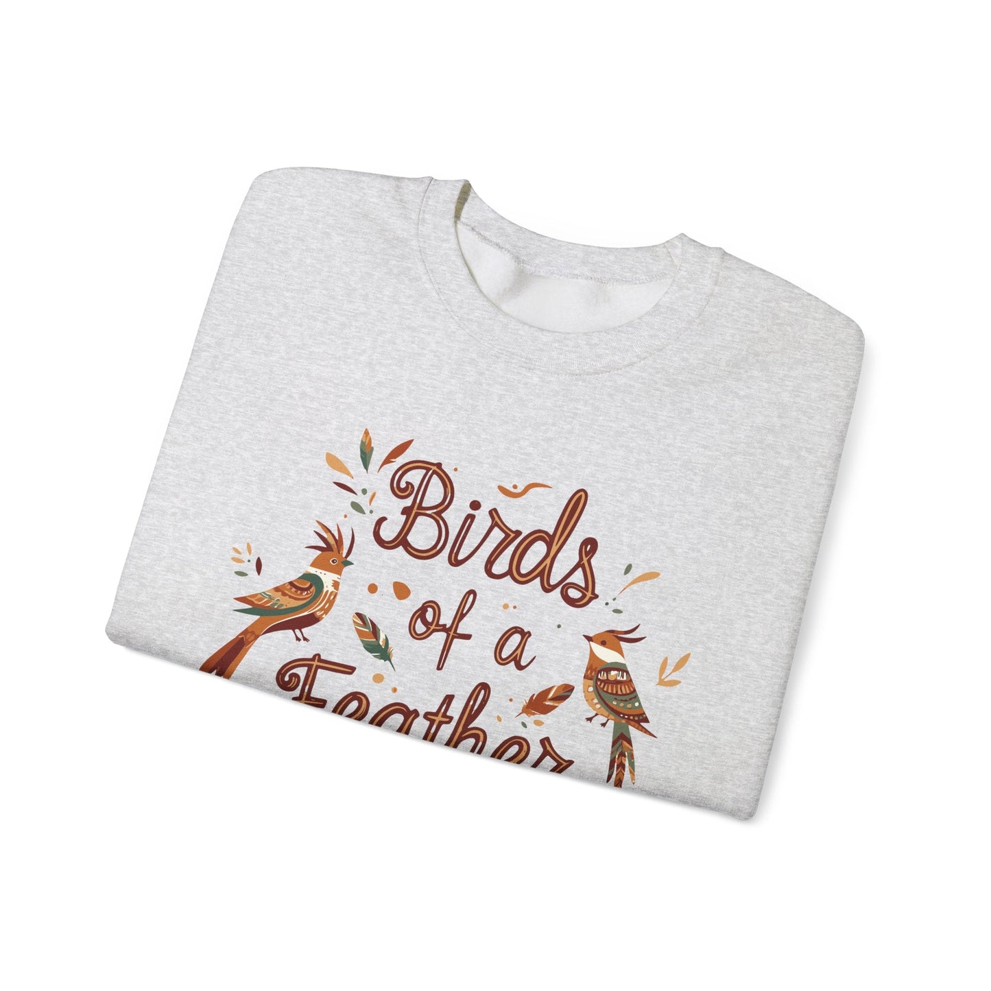 "Birds of a Feather" Sweatshirt - Ash - Sloth & Duck