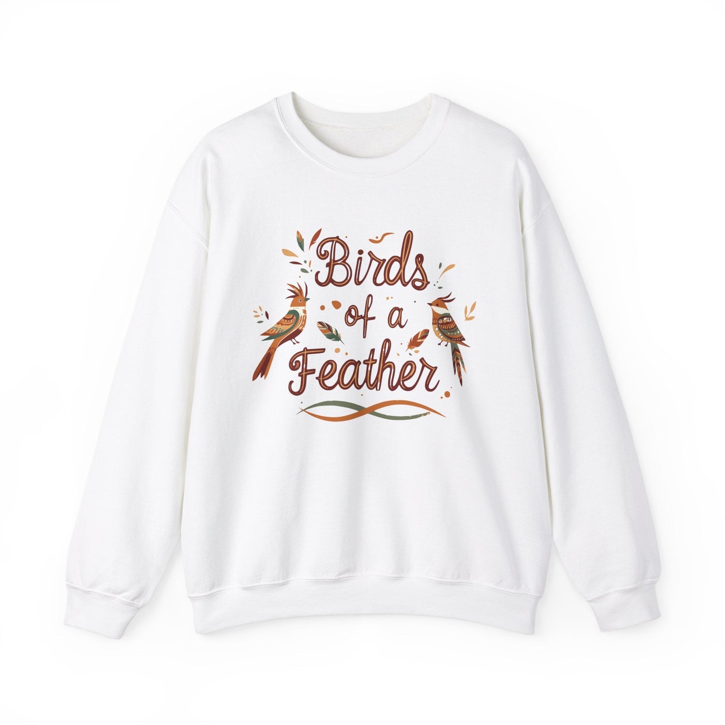 "Birds of a Feather" Sweatshirt - White - Sloth & Duck
