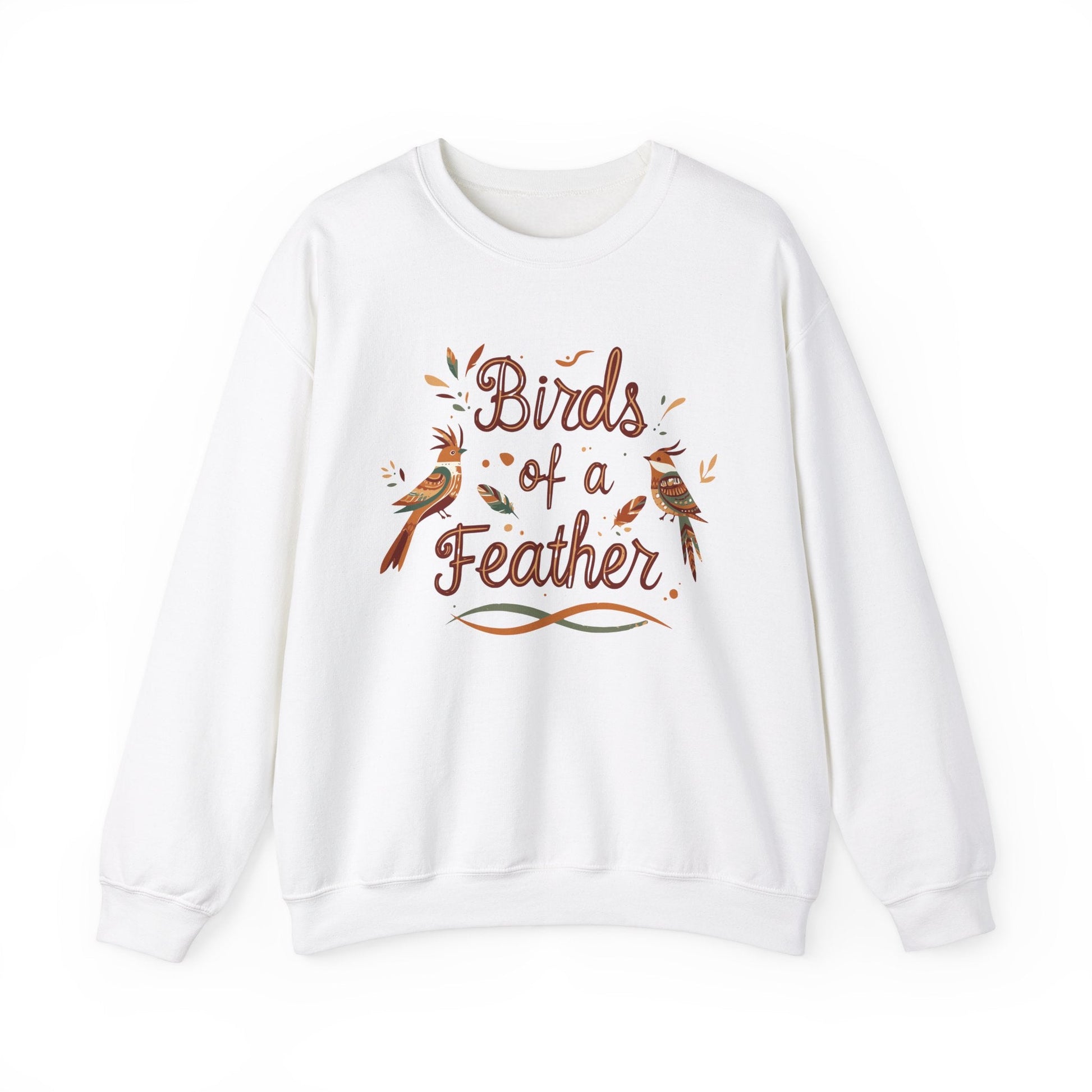"Birds of a Feather" Sweatshirt - White - Sloth & Duck