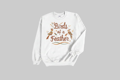 "Birds of a Feather" Sweatshirt - Ash - Sloth & Duck