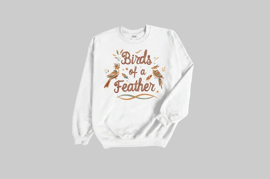 "Birds of a Feather" Sweatshirt - Ash - Sloth & Duck