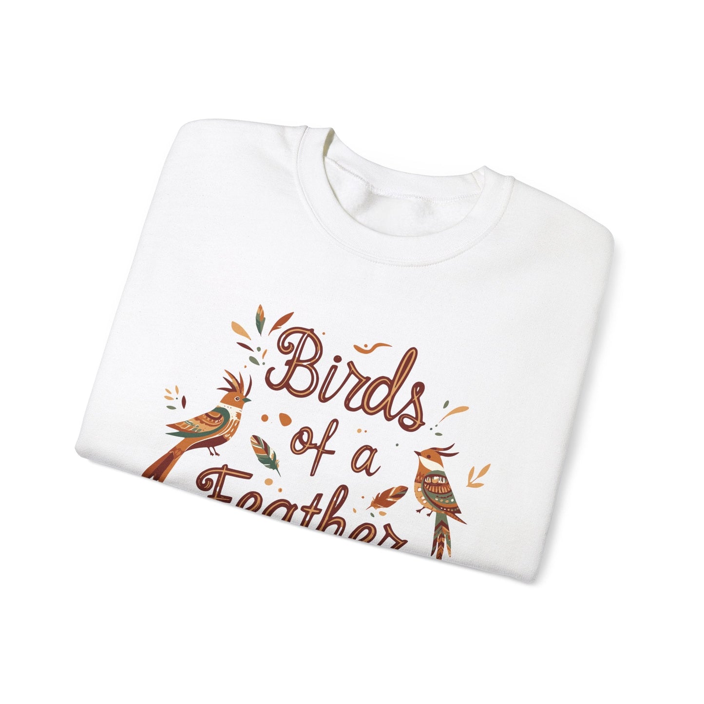 "Birds of a Feather" Sweatshirt - Light Blue - Sloth & Duck