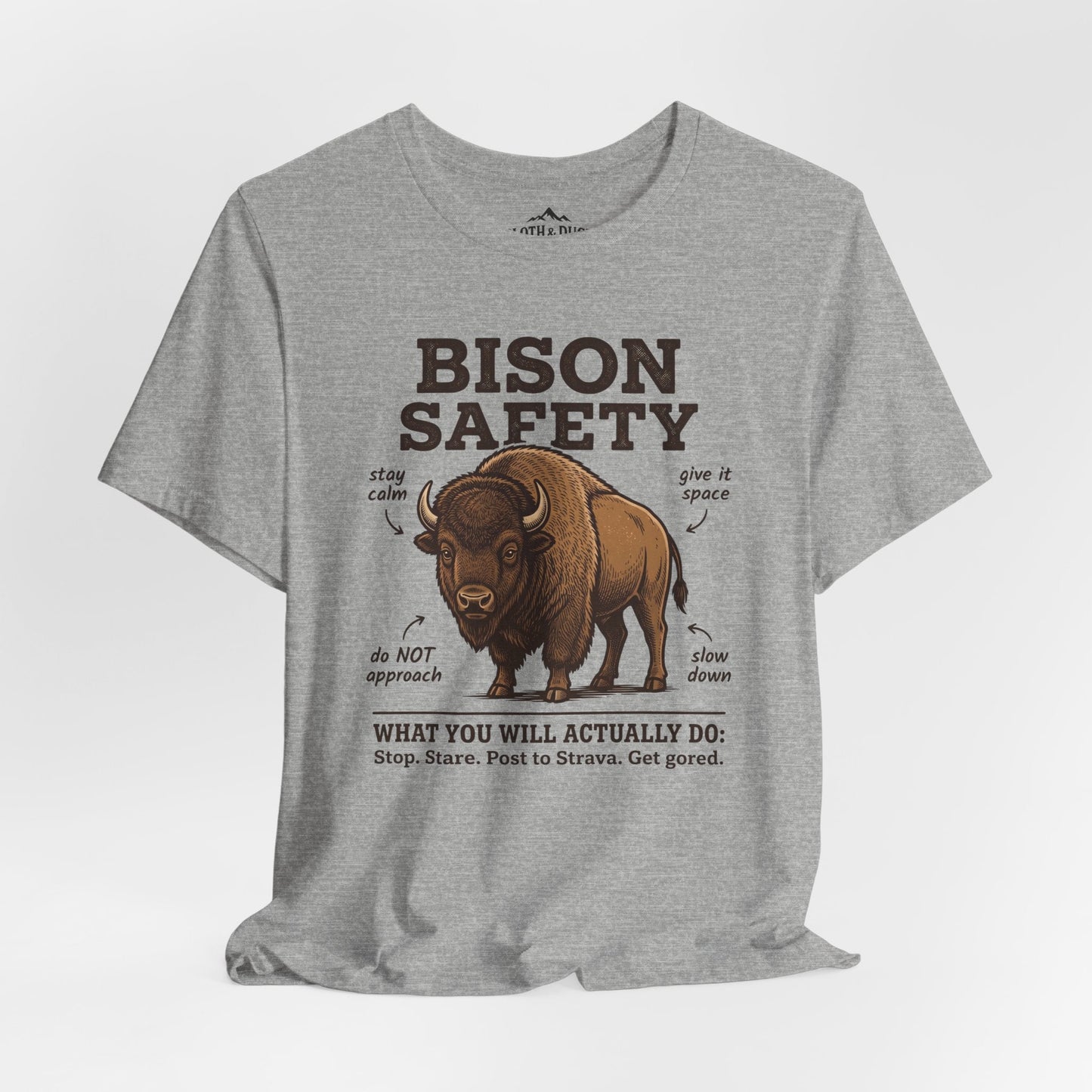 Bison Safety T-Shirt - S - Sloth & Duck