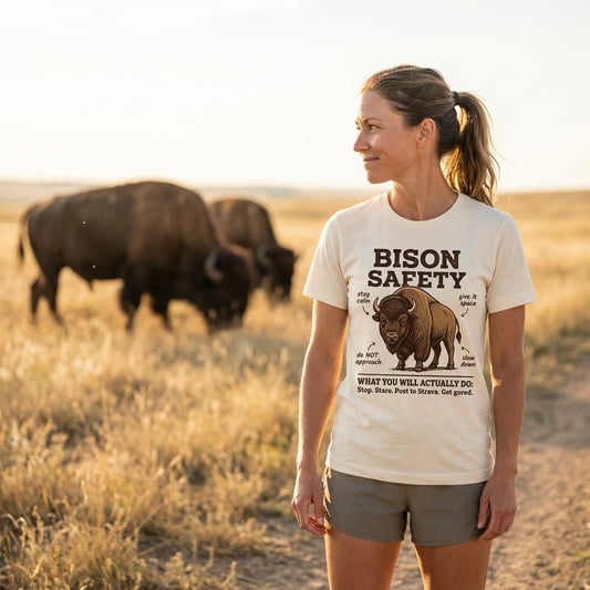 Bison Safety T-Shirt - S - Sloth & Duck