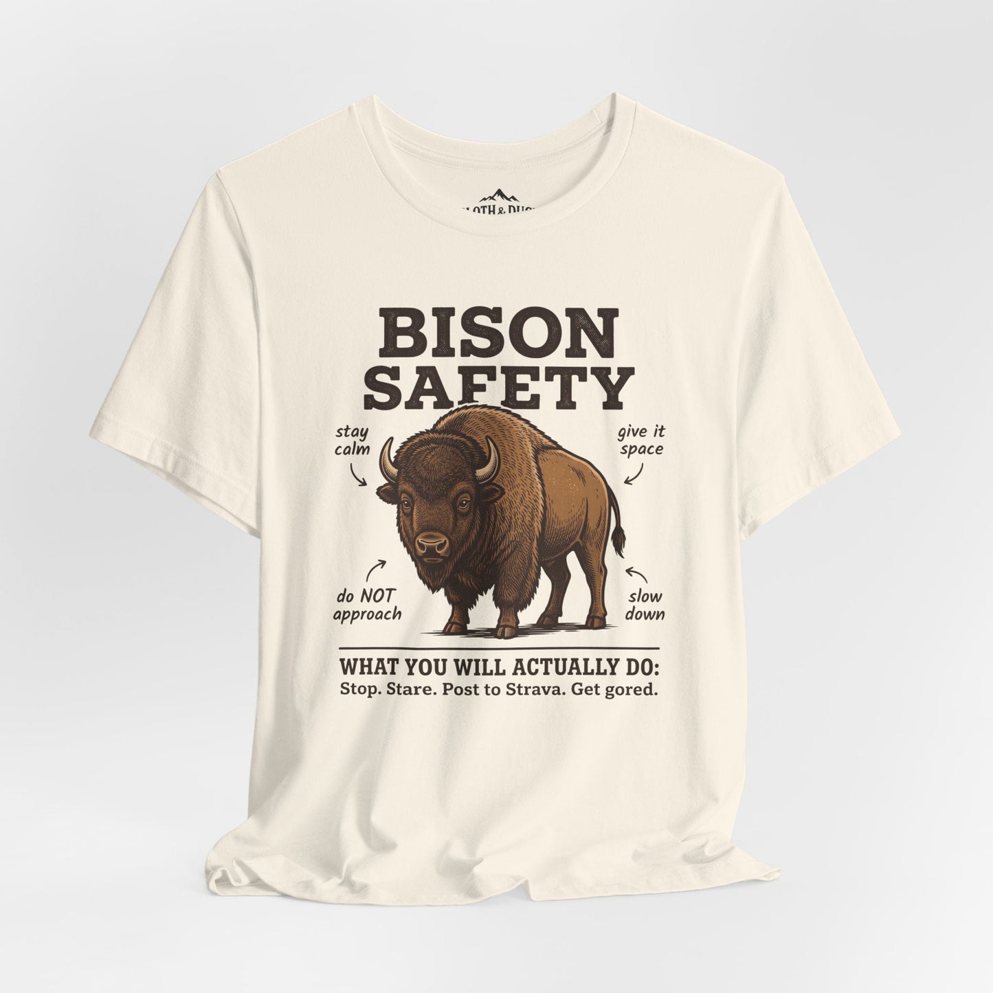 Bison Safety T-Shirt - M - Sloth & Duck