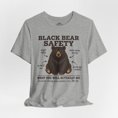 Black Bear Safety T-Shirt - S - Sloth & Duck
