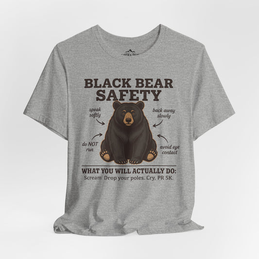 Black Bear Safety T-Shirt - S - Sloth & Duck