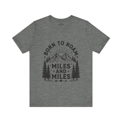 Born to Roam Mountain Trails Adventure T-Shirt - M - Sloth & Duck