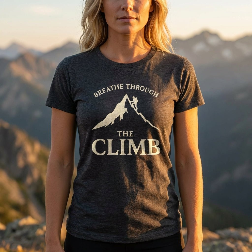 Breathe Through The Climb Hiking T-Shirt - S - Sloth & Duck