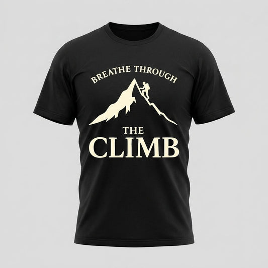 Breathe Through The Climb Hiking T-Shirt - Sloth & Duck