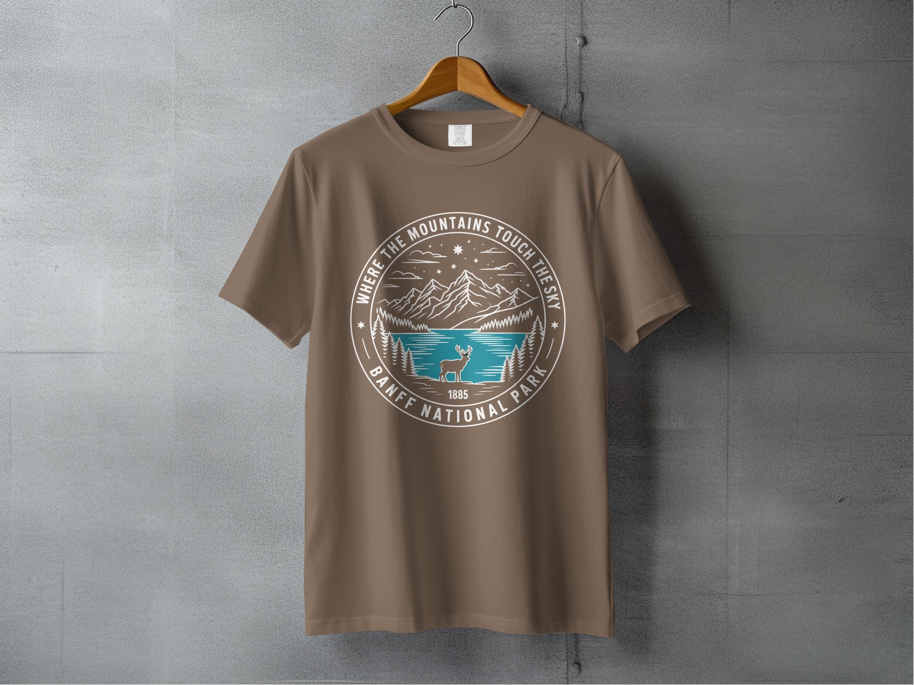 Banff National Park Where Mountains Touch Sky T-shirt product