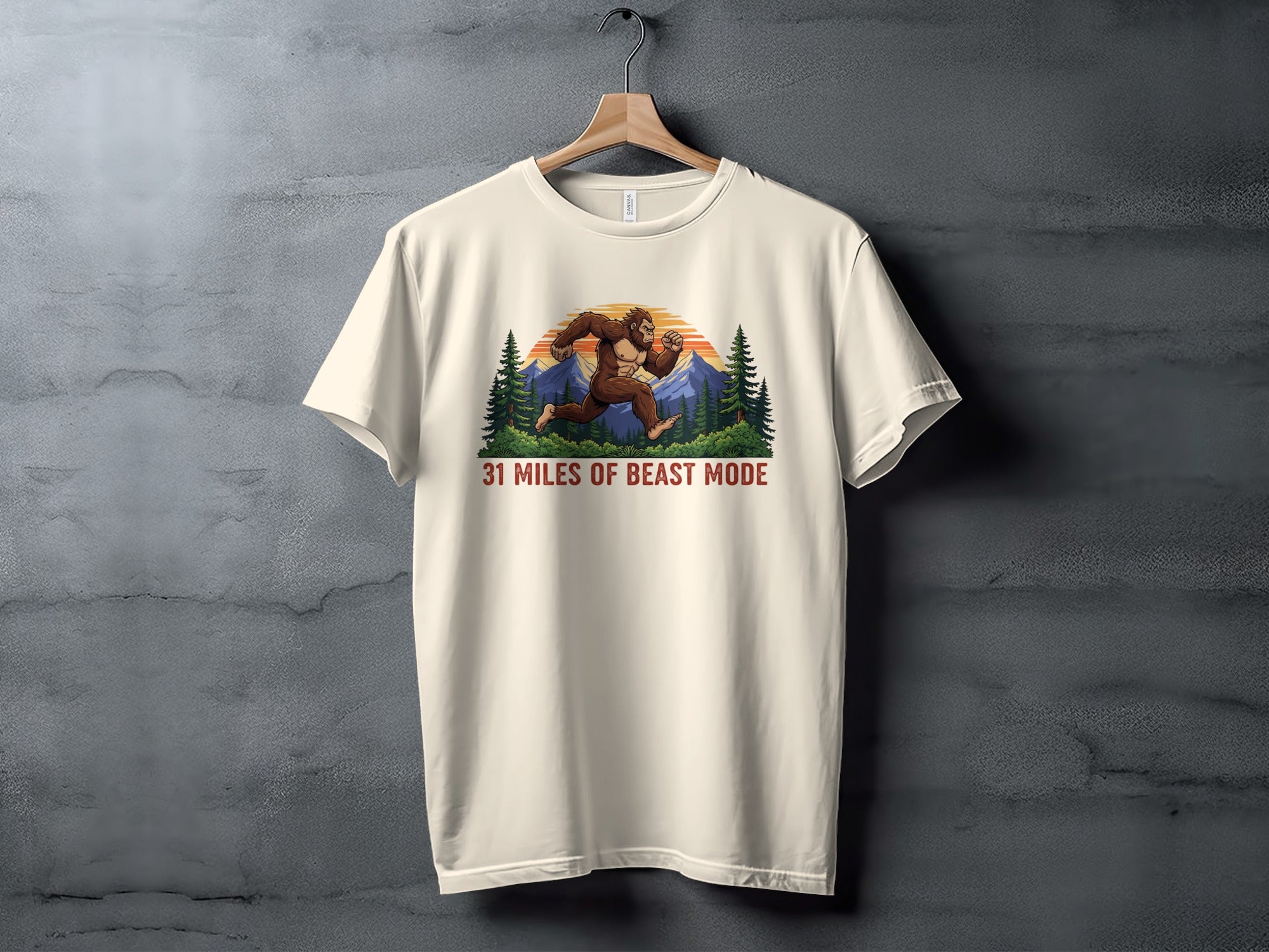 31 Miles of Beast Mode Graphic Tee for Adventure Lovers