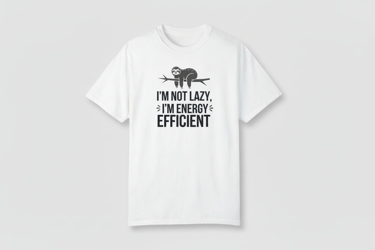 I'm Not Lazy I'm Energy Efficient Graphic Tee product